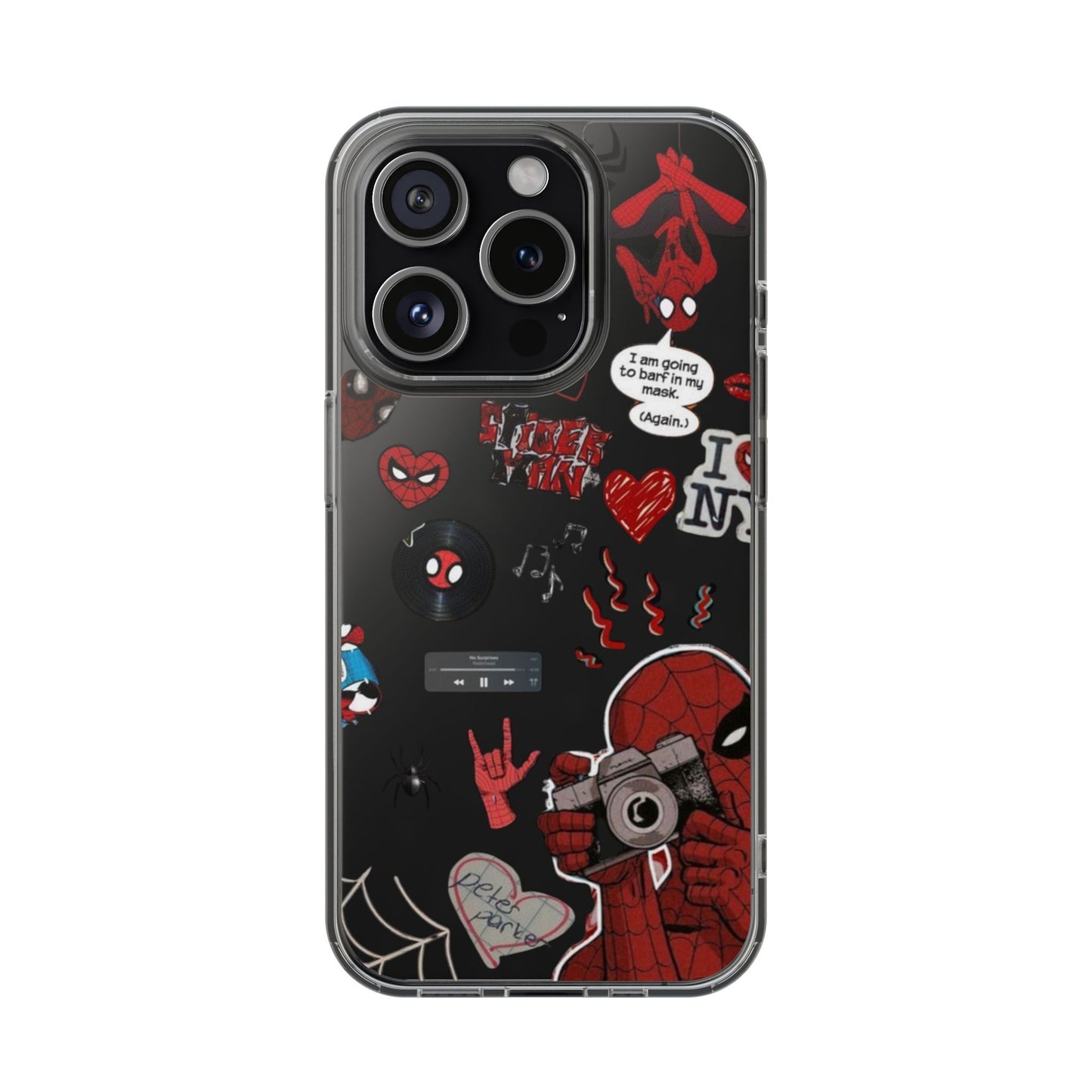 Spiderman Clear Impact-Resistant Phone Case