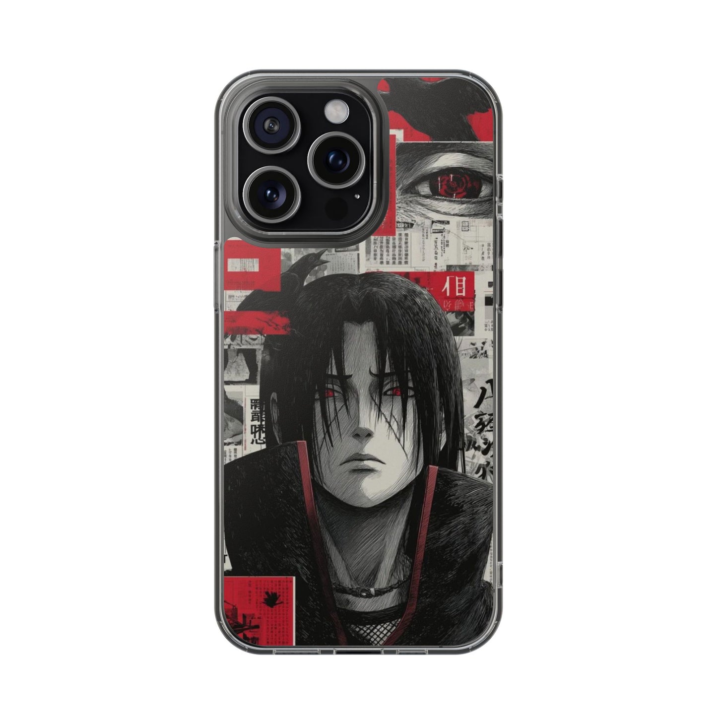 Anime-Inspired Clear Impact-Resistant Phone Case