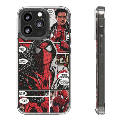 Spiderman Clear Phone Case